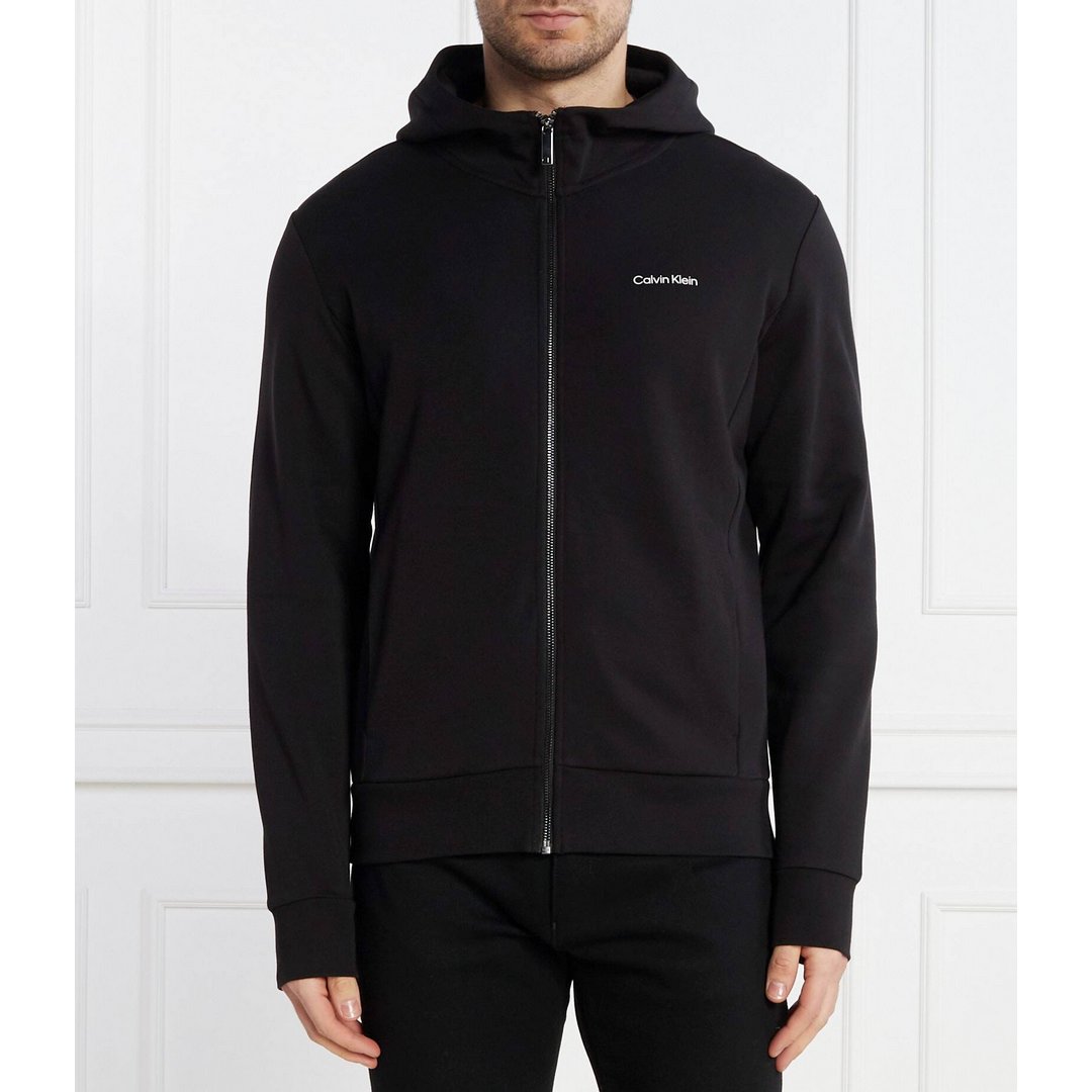 Micro Logo Repreve Hoodie Jacket Ck Black / L