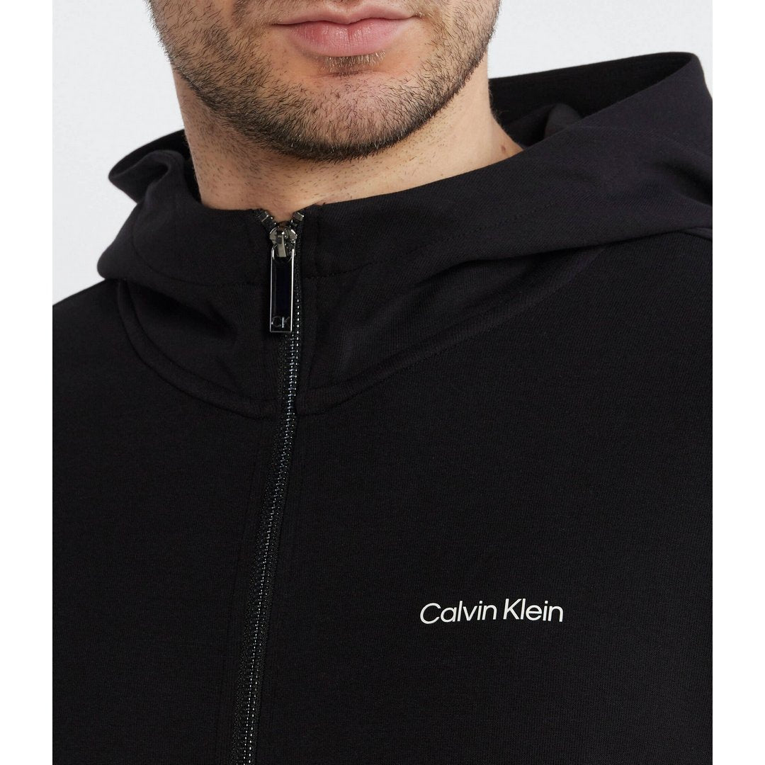 Micro Logo Repreve Hoodie Jacket Ck Black / L