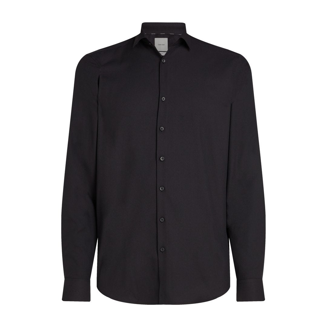 Performance Solid Slim Shirt Ck Black / 42