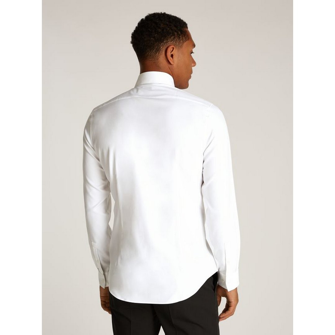 Performance Solid Slim Shirt Bright White / 42