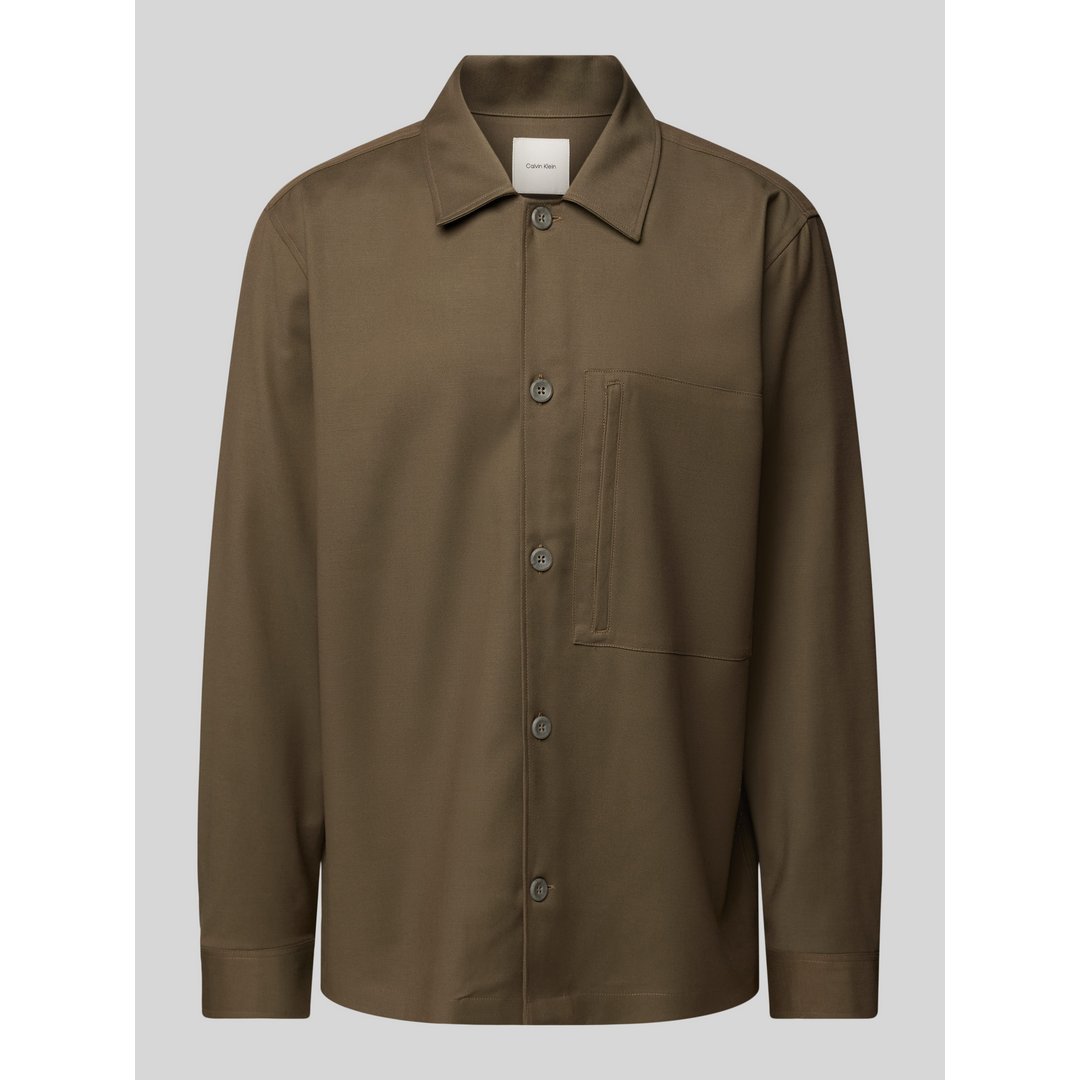 Cotton Viscose Tailoring Shirt Tarmac / L
