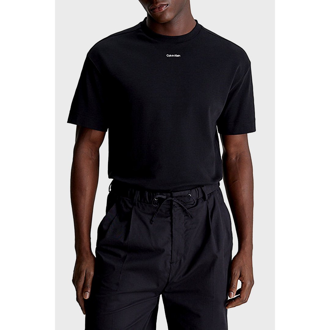 Nano Logo Interlock T-Shirt Ck Black / XS