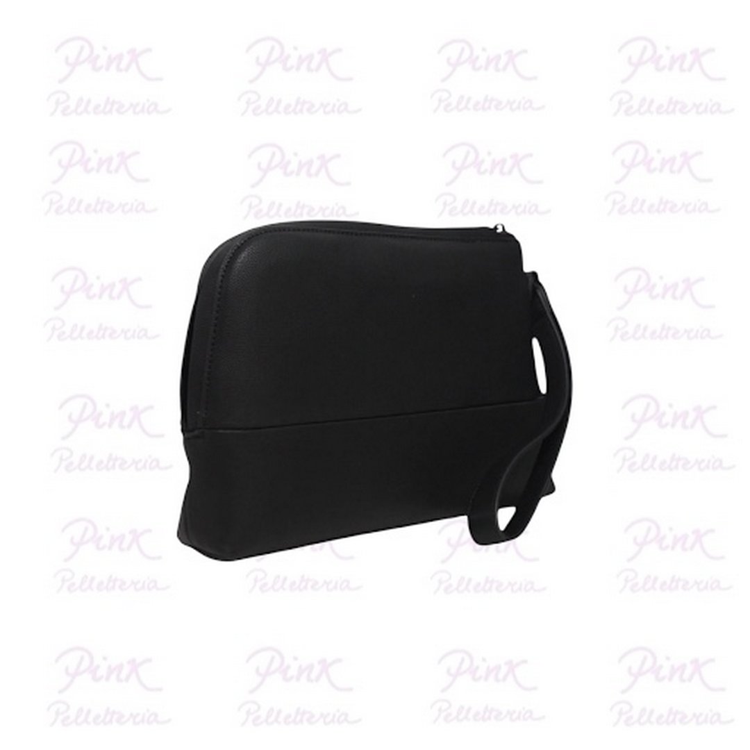 Ck Must Compact Case Black Caviar Grain/Smooth / OS