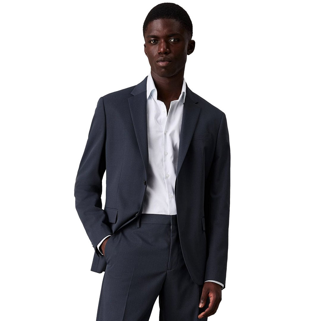 Travel Twill Slim Blazer Calvin Navy / 48