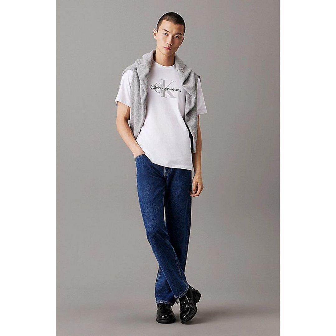 Ss Hero Monogram Tee 30S Eu Opt BRILLIANT WHITE / L