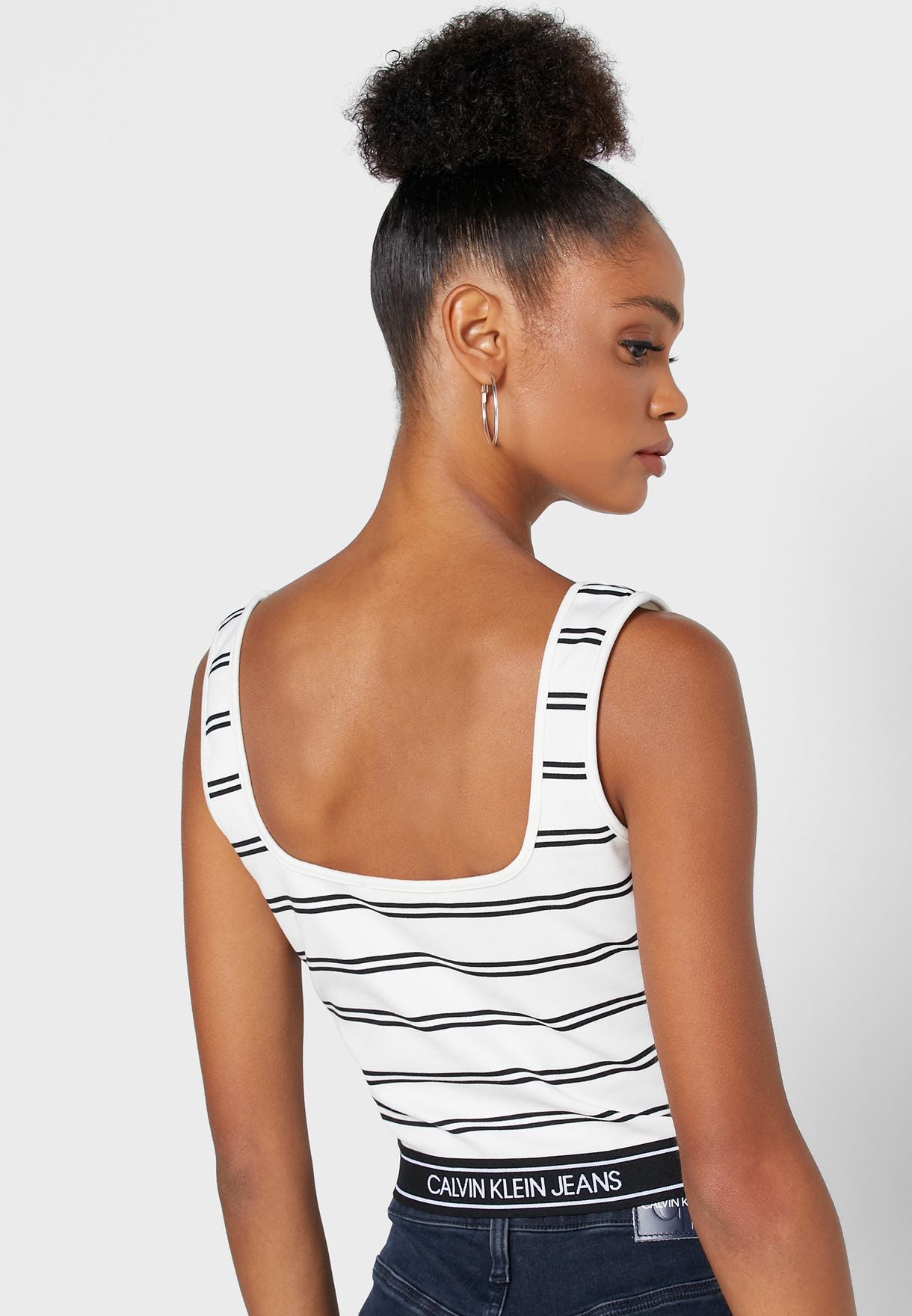 Stripe Milano Tank Top