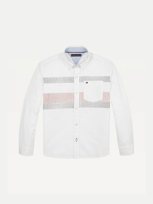 Global Stripe Shirt White / 12