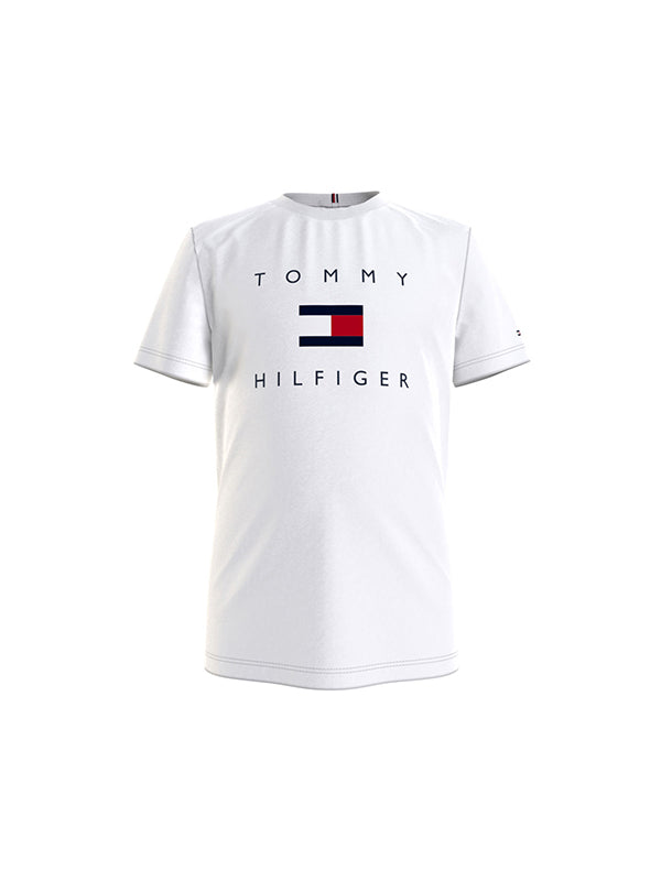 Hilfiger Logo Tee S/ White / 10