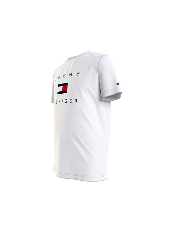 Hilfiger Logo Tee S/ White / 10