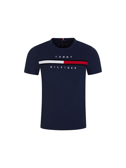 Flag Rib Insert Tee Twilight Navy / 10