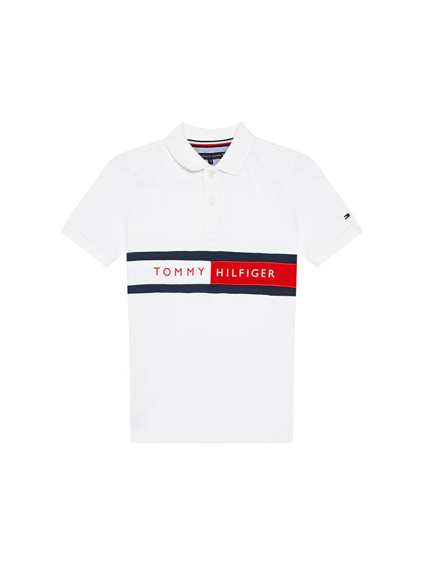 Hilfiger Flag Polo S White / 10