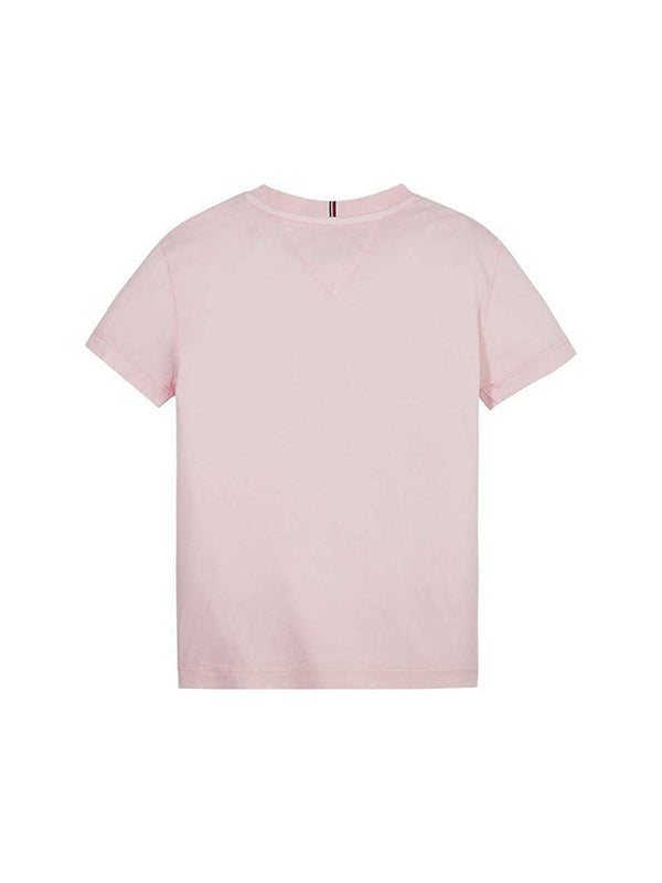 Script Print Tee S/S Pink Breeze / 10