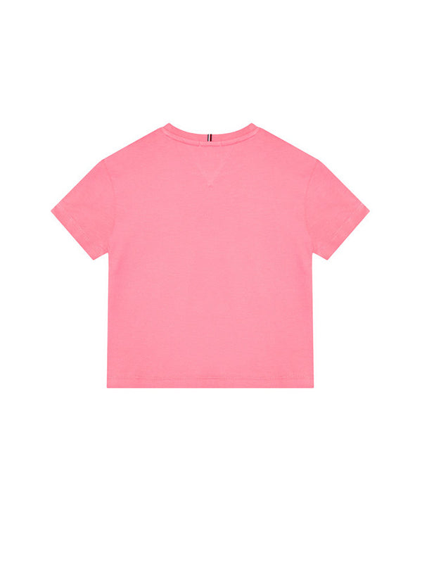 Flag Print Tee S/S Exotic Pink / 10