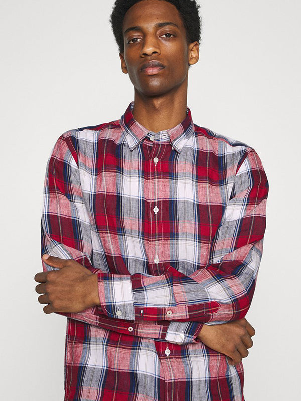 Linen Tartan Check S Arizona Red / Multi / L