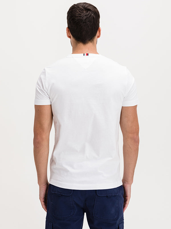 Stacked Tommy Flag T White / L