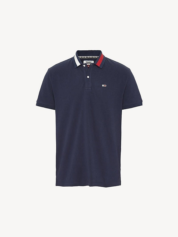 Tjm Flag Neck Polo Twilight Navy / L