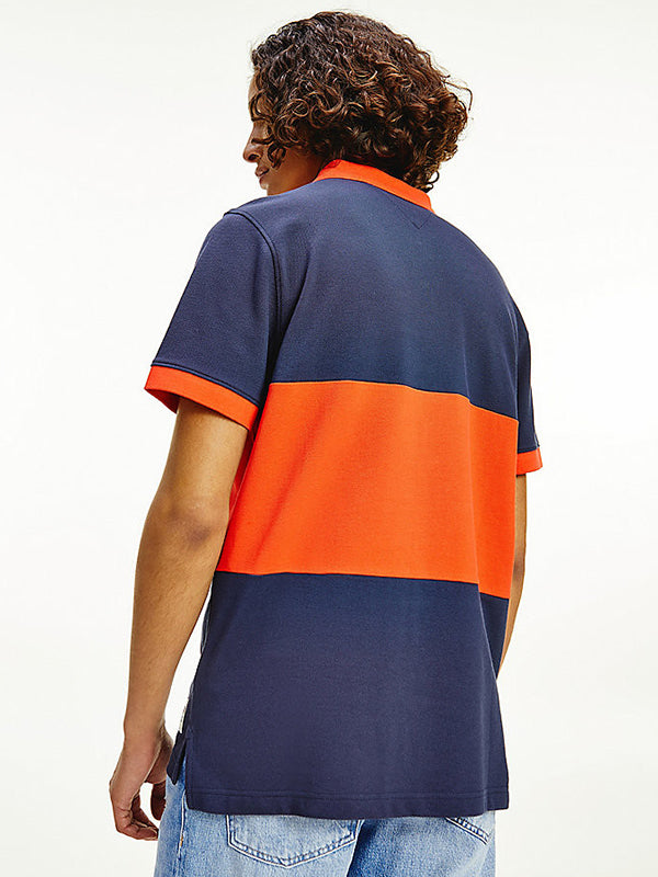 Tjm S/S Polo Colorbl Twilight Navy / Horizon / L