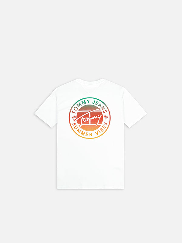 Tjm Circular Graphic White / L