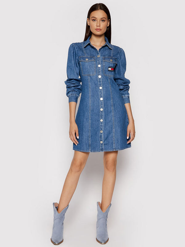 Tjw Chambray Shirt D Mid Indigo / L