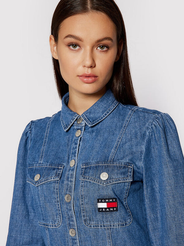 Tjw Chambray Shirt D Mid Indigo / L