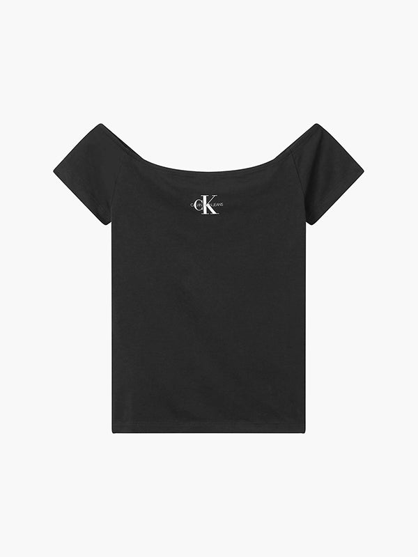 Monogram Slim Bardot Ck Black / L