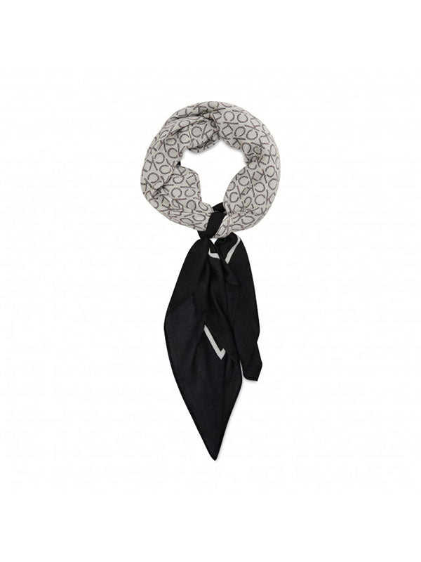 Scarf 130X130 Pr Black / White Mix / OS