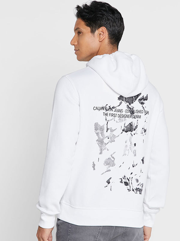 Reptile Graphic Hood Bright White / L