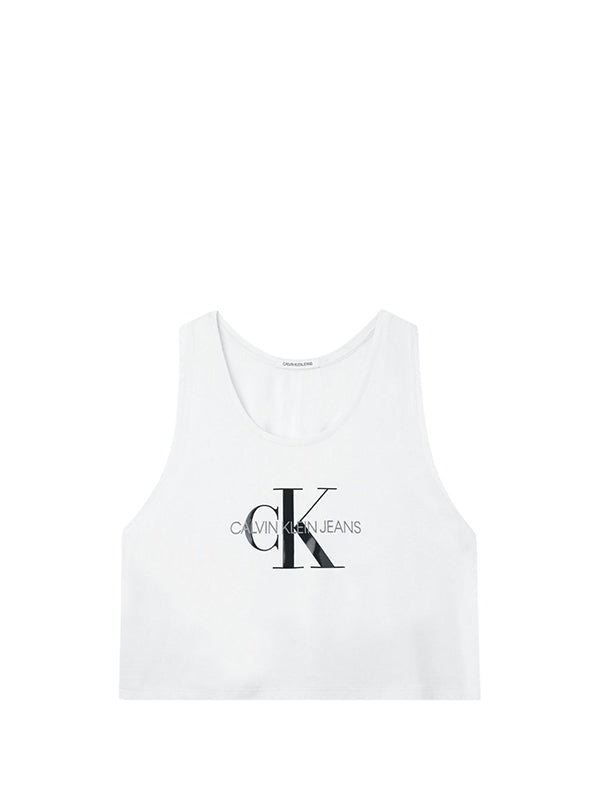 Monogram Modal Tank Bright White / L