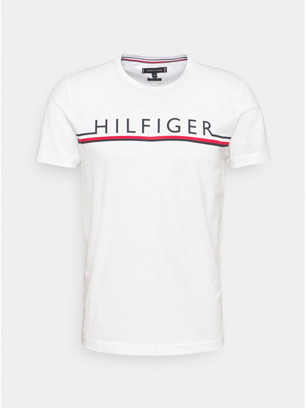 Corp Stripe Tee White / L