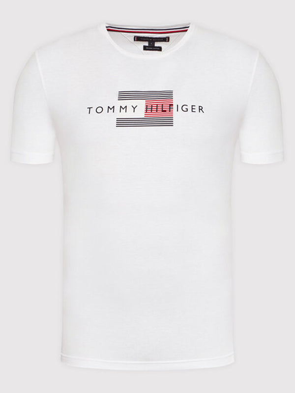 Lines Hilfiger Tee White / L