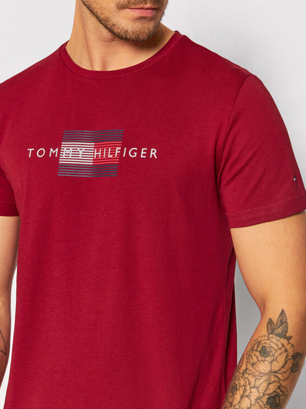 Lines Hilfiger Tee Regatta Red / L