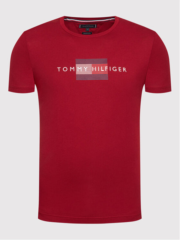 Lines Hilfiger Tee Regatta Red / L