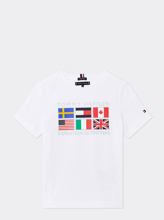 Reflective Flags Tee White / 10