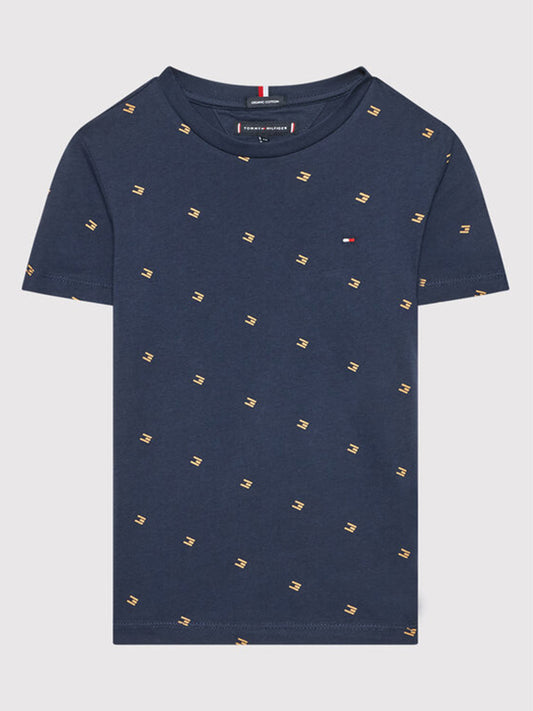 Tonal Flag Ao Tee S/ Twilight Navy / 10