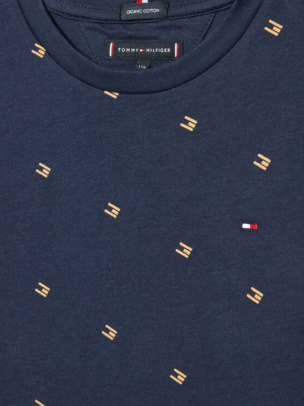 Tonal Flag Ao Tee S/ Twilight Navy / 10