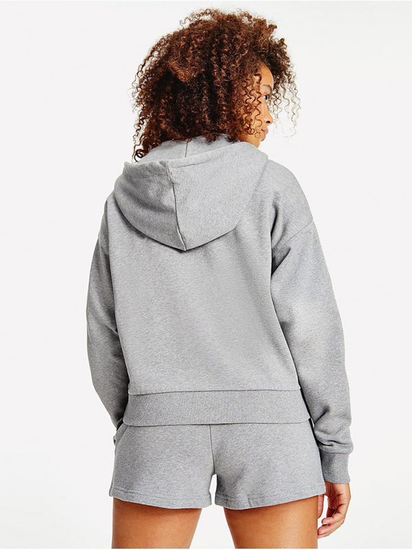 Zip Hoodie Medium Grey Heather / XS