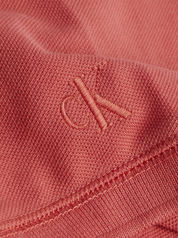 Monogram Logo Polo Rhubarb Red / L