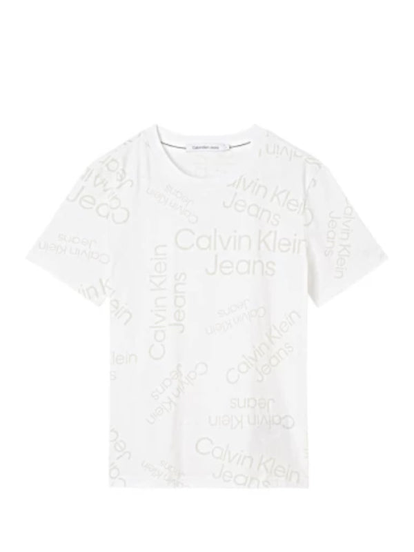 Logo All Over Print Logo Aop Bright White / L