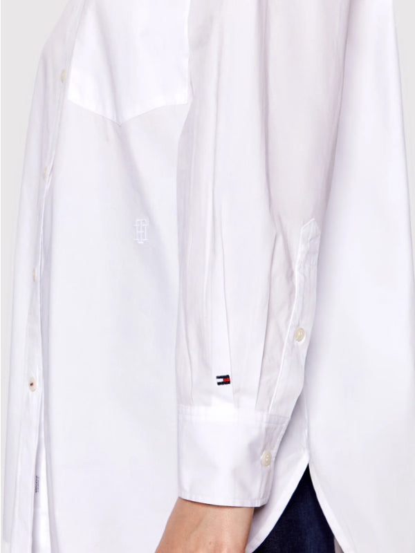 Org Cotton Oversized Th Optic White / 42