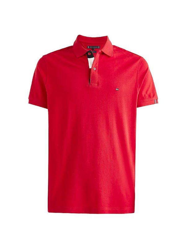 Rwb Placket Regular Primary Red / L