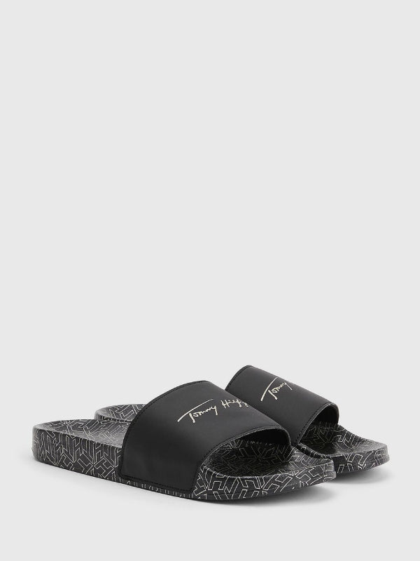 Tommy Metallic Pool Black / 42