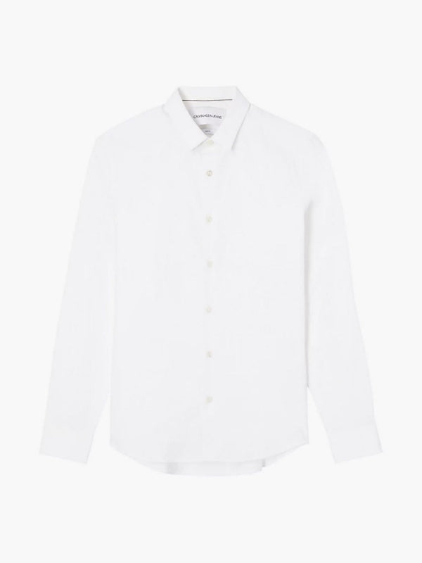 Ck Chest Logo Slim S Bright White / L