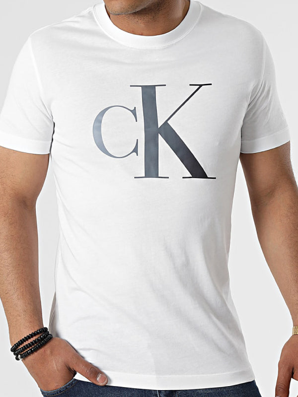 Filled Ck Tee Bright White / L