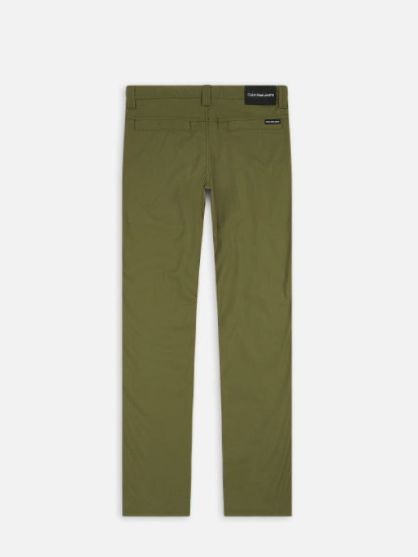 Skinny Washed Stretch Chino Burnt Olive / 3230