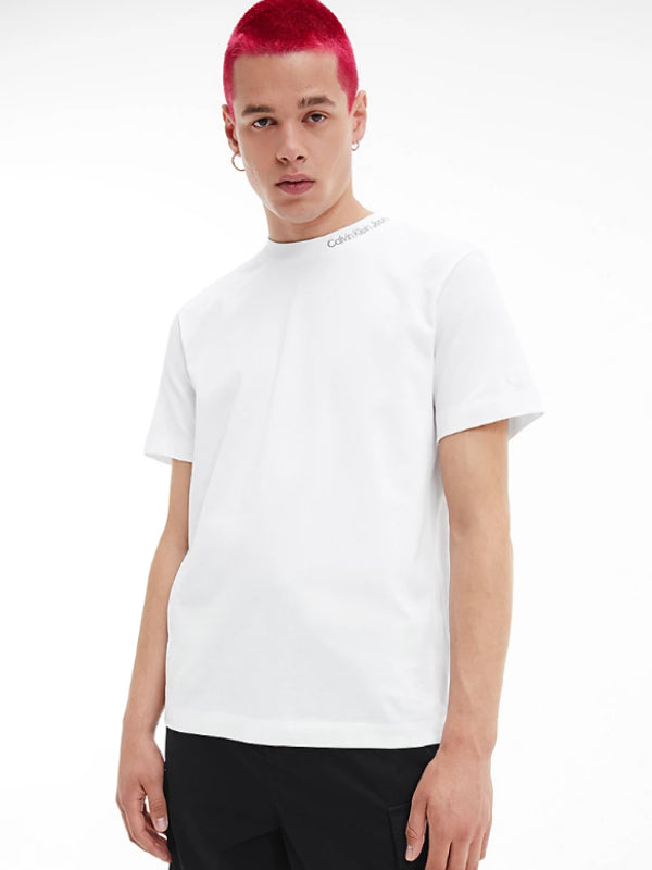 Institutional Embro Tee Bright White / L