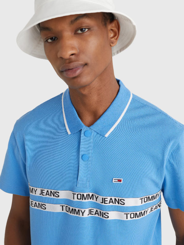 Tjm Chest Tape Polo Mesmerizing Blue / L