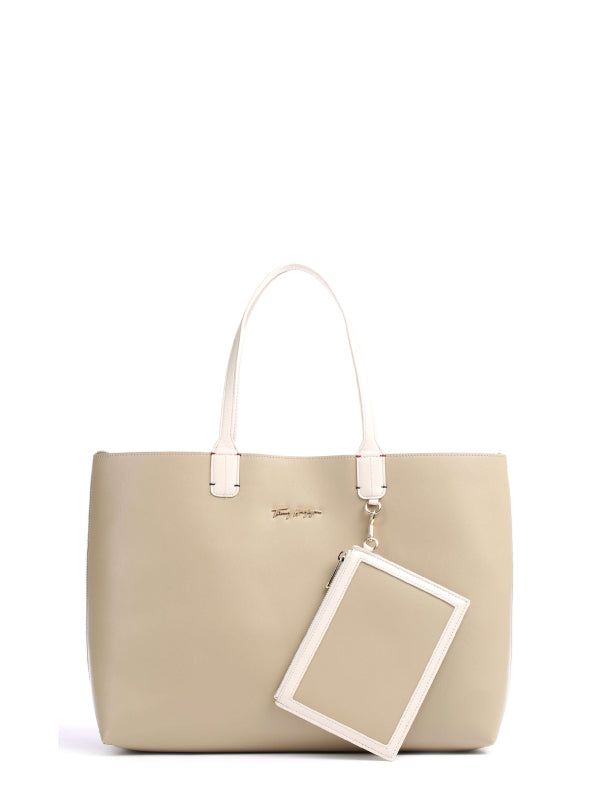 Iconic Tommy Tote Beige / OS