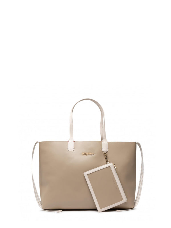 Iconic Tommy Tote Beige / OS