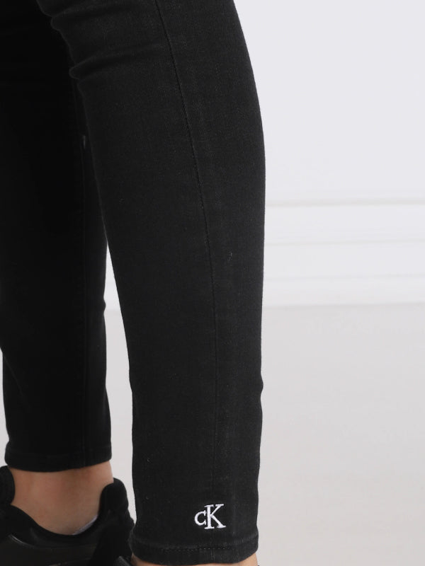 High Rise Super Skinny Ankle Denim Black / NI30