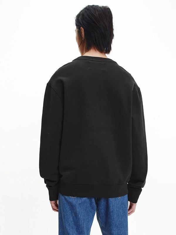 Stacked Logo Crew Neck Ck Black / L